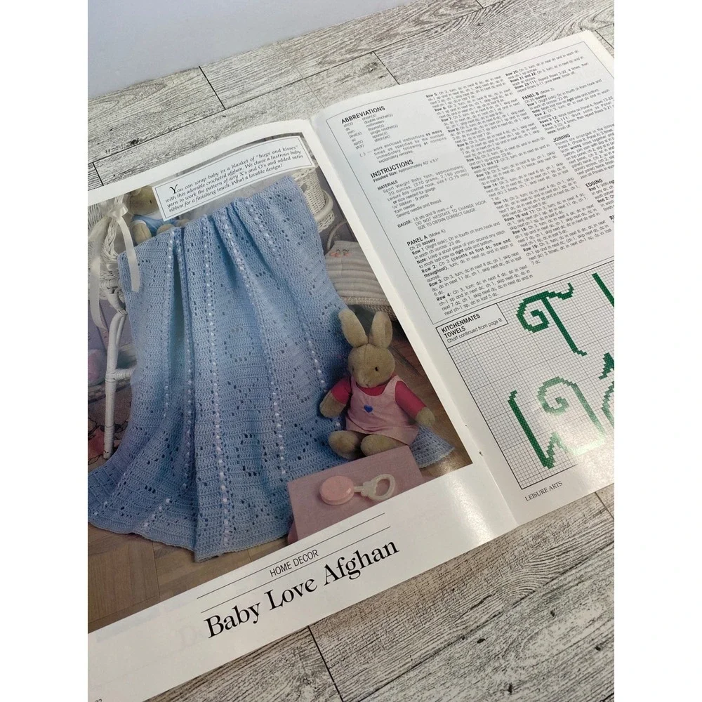 Leisure Arts The Magazine June 1995 25 Projects Cross Stitch‎ Crochet Knit Craft